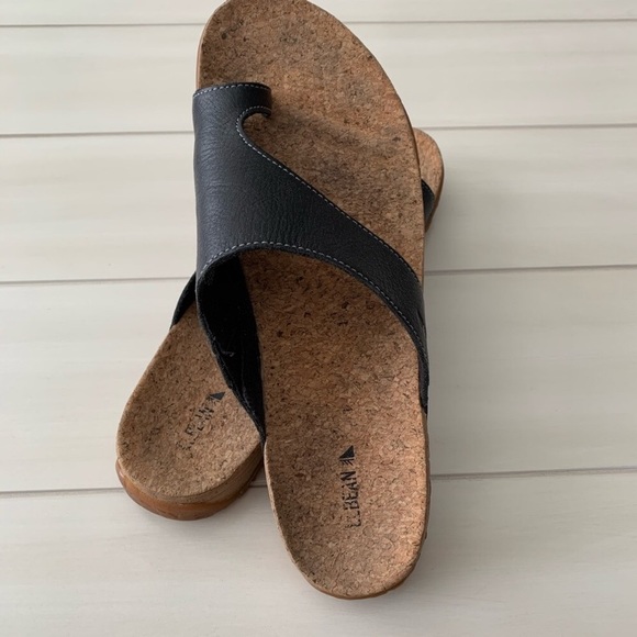 L.L. Bean Shoes - LL Bean Cork and Leather Sandals